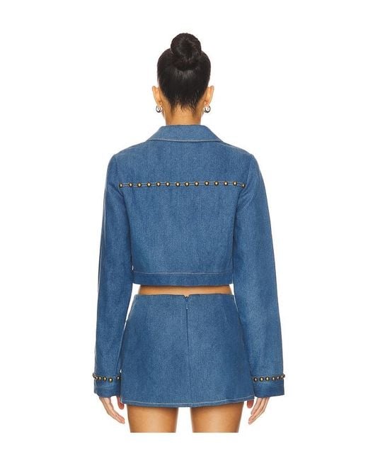 Lovers + Friends Blue Palmer Jacket