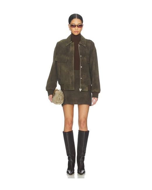 Lamarque Brown Trevanna Suede Jacket