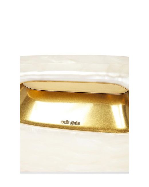 Cult Gaia White Amara Clutch