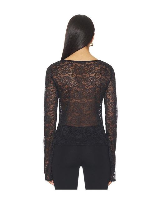 Lamarque Black Amelia Top