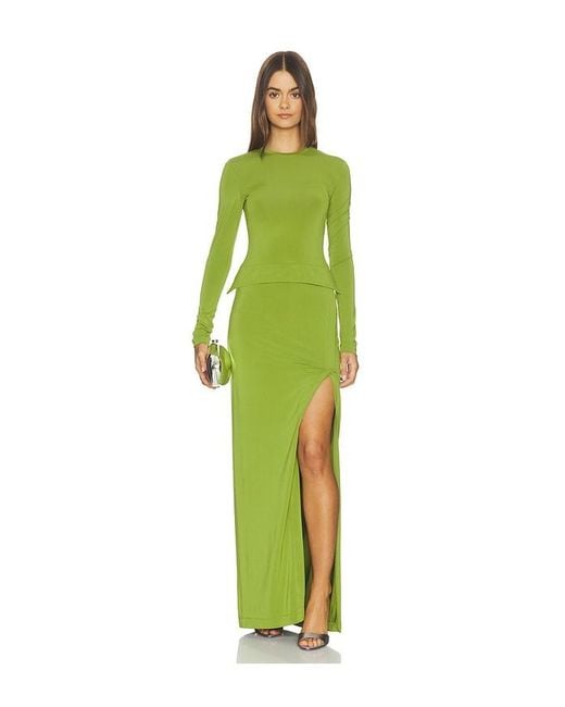 Nanushka Green Shada Dress