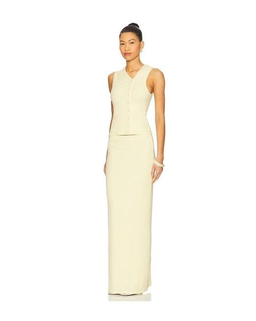 ALL THE WAYS White Iris Maxi Skirt Set