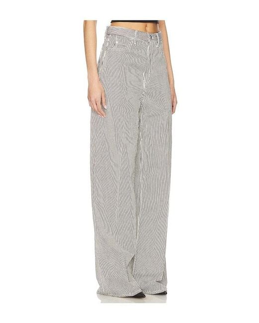 GRLFRND Gray Rey High Rise Wide Jeans