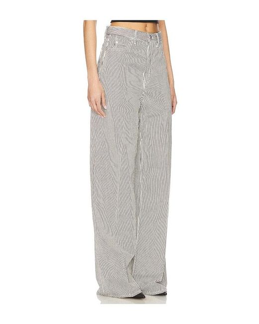 GRLFRND Gray Rey High Rise Wide Jeans