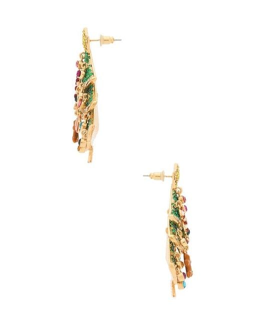 BaubleBar Yellow Statement-Ohrringe Christmas Tree