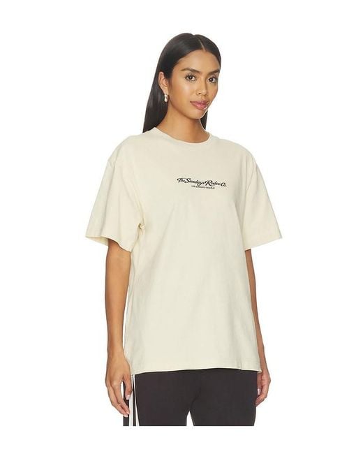Los Sundays Natural The Easy Rider Tee for men