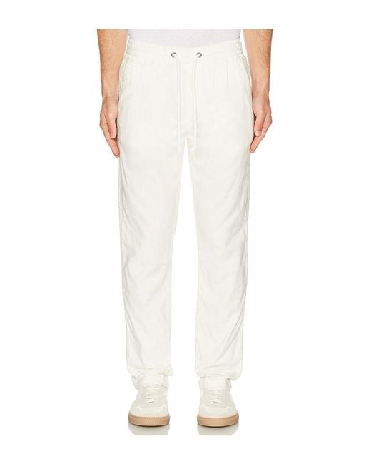 Marine Layer White Saturday Stretch Beach Pant for men