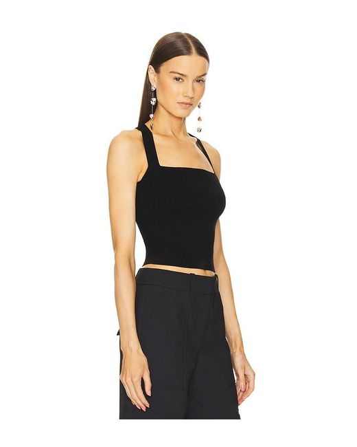Cult Gaia Black Crawford Knit Top