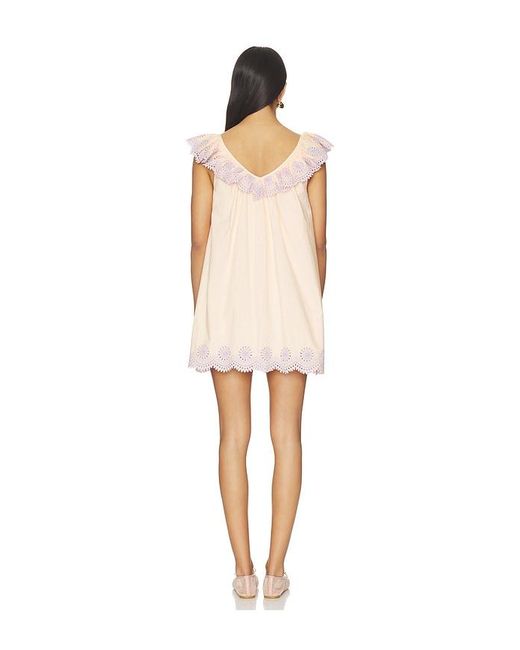 Tularosa Natural Anya Mini Dress
