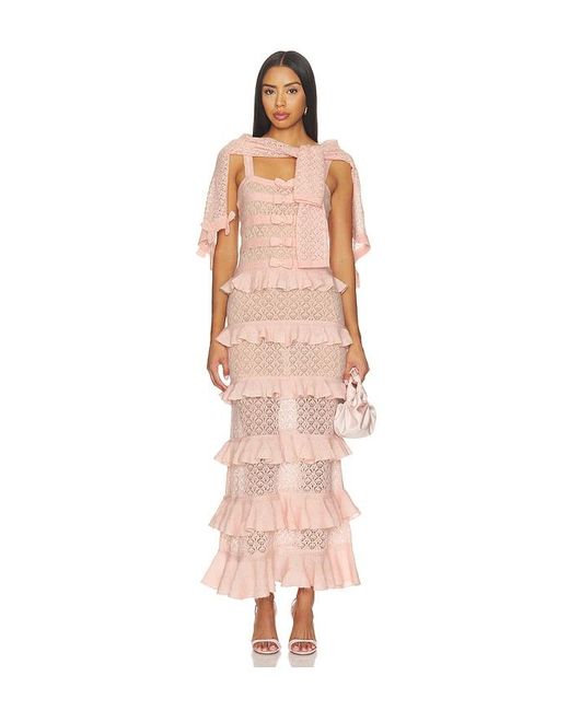 LoveShackFancy White Hannelore Dress