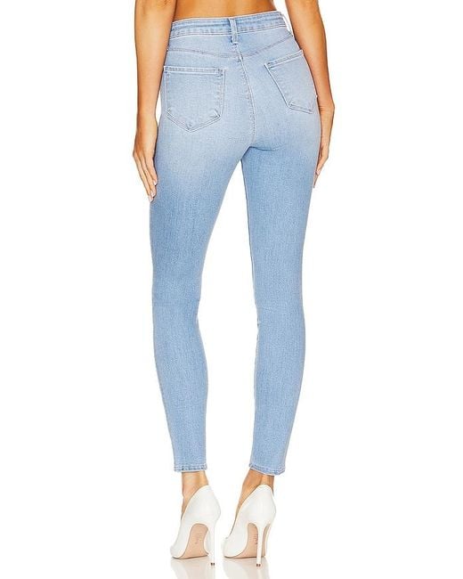 L'Agence Blue Monique Ultra High Rise Skinny Jean