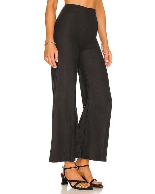 Faithfull The Brand Black Ottavio Pants
