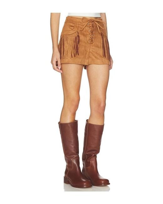 Steve Madden White Cheyenne Short