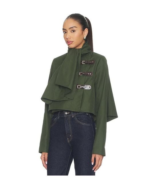 Lovers + Friends Green Florence Jacket