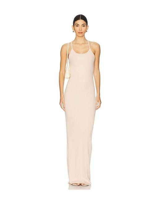 ÉTERNE White Tank Maxi Dress