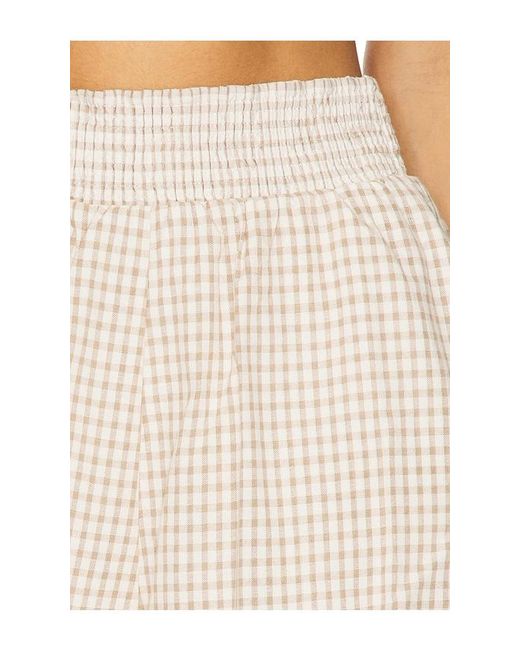 Blank NYC White Gingham Bubble Short