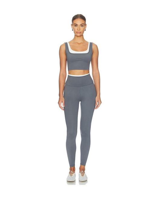WellBeing + BeingWell Blue Flowwell Monet Legging