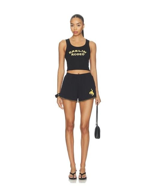 Darling Blue Rodeo Crop Tank