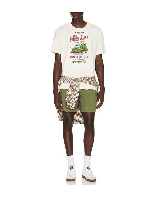 Polo Ralph Lauren Green Bedford Cotton Stretch Twill Short for men