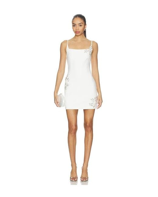Elliatt White Veda Sequined Mini Dress