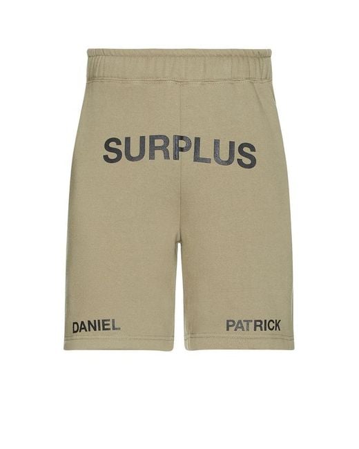Daniel Patrick Natural Surplus Logo Sweatshort for men