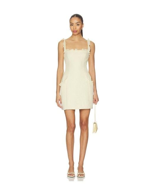 Amanda Uprichard Natural Andreina Dress