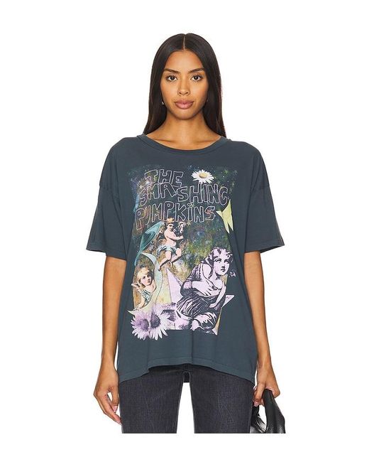 Daydreamer Blue Smashing Pumpkins Infinite Sadness Tour Merch Tee Shirt