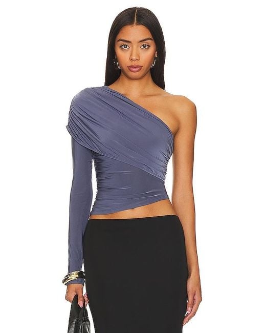 Lovers + Friends Blue Jaya Top