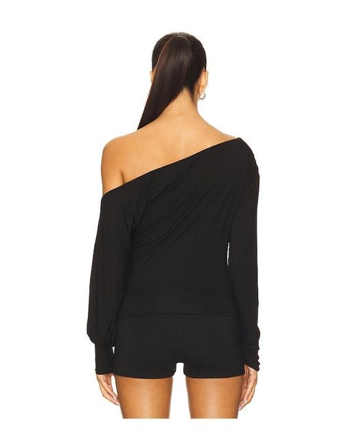 ALL THE WAYS Black Matilda Top