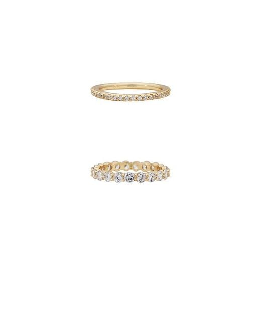 Shashi White Ring-Set Vroom
