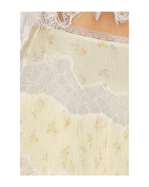 LoveShackFancy Natural Kellison Skirt