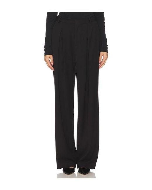 RUE SOPHIE Black Drape Pant