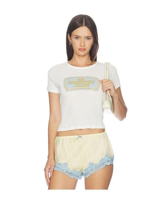 The Laundry Room White The Country Club Baby Tee