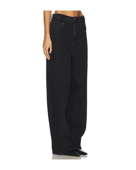 GRLFRND Black Enya Drop Rise Jeans