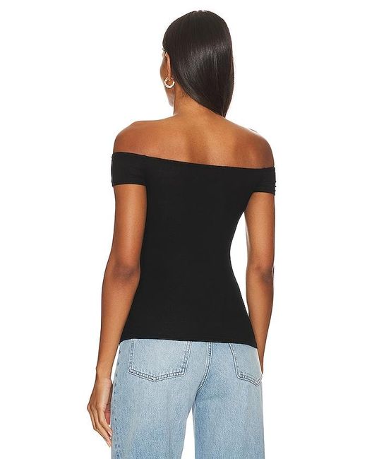 Michael Lauren Blue Parket Top