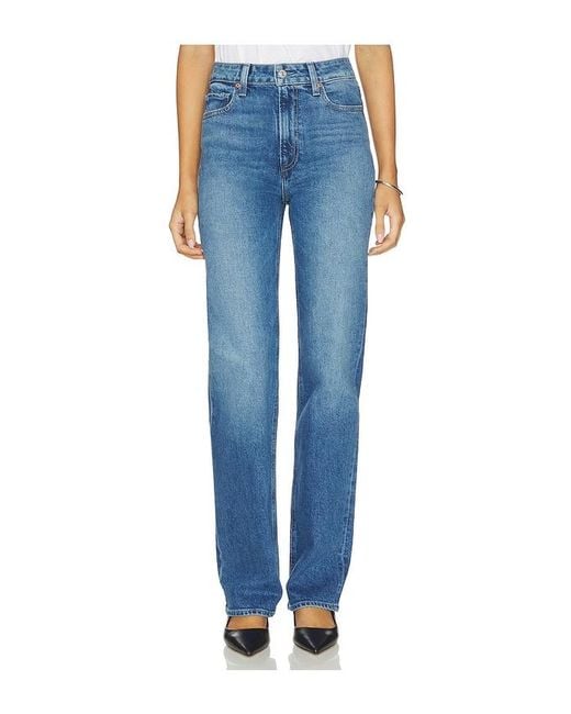 PAIGE Blue Stevie Straight Leg Jeans