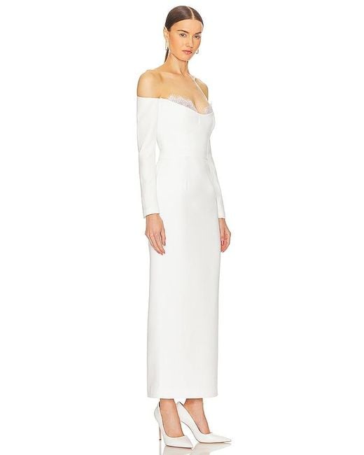 The New Arrivals Ilkyaz Ozel White Farah Dress