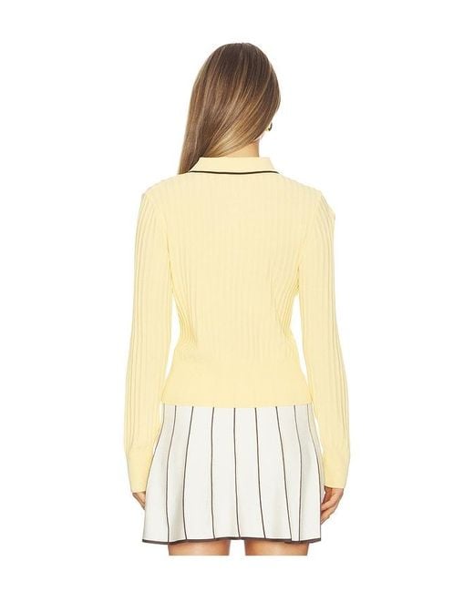 Malbon Natural Selma Polo Top