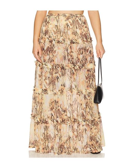 AFRM Natural Sabina Skirt