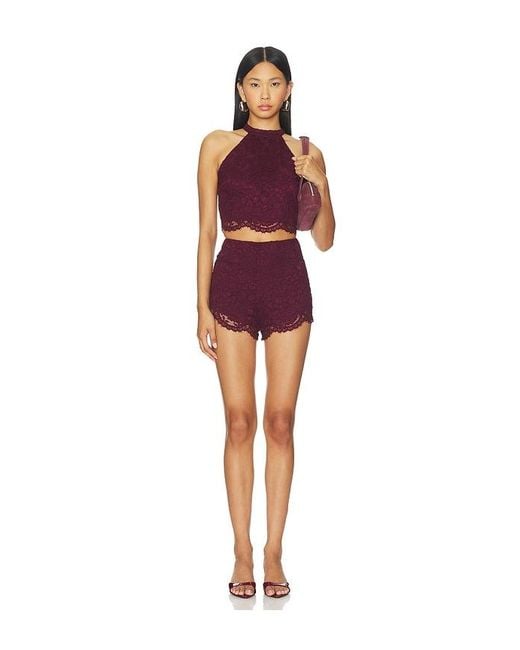 Amanda Uprichard Red X Revolve Brynley Top