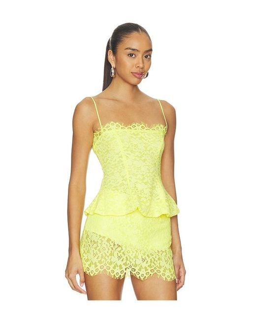 AFRM Yellow Ari Top