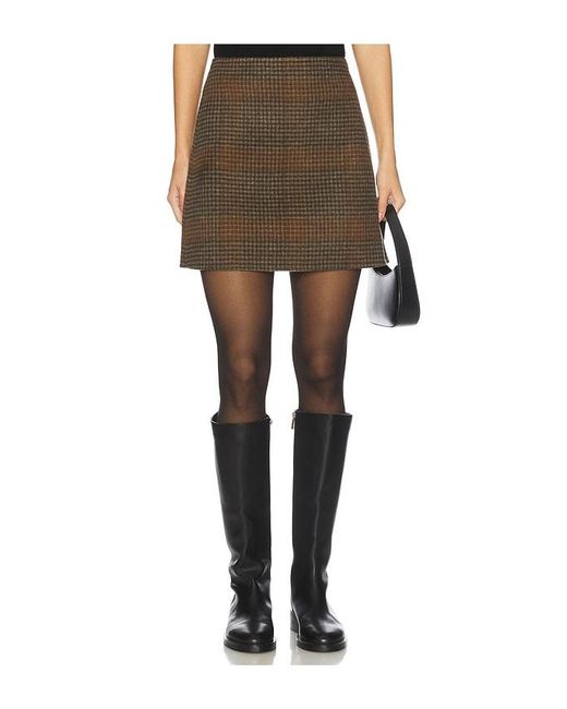 Theory Multicolor Clean Mini Skirt