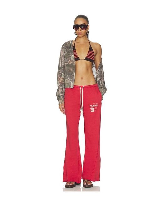 Jaded London Red Cleo Jogger