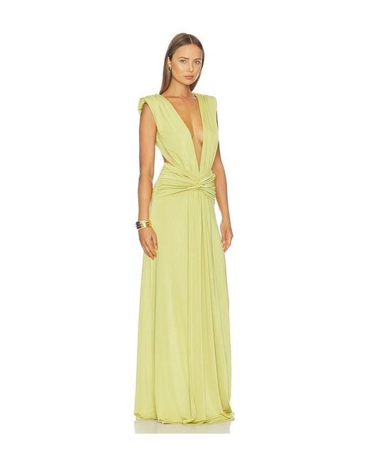 AWAVE Studio Yellow Maxi Dress
