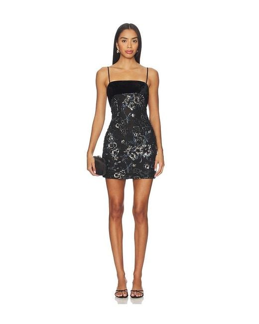 SAU LEE Black Ari Dress