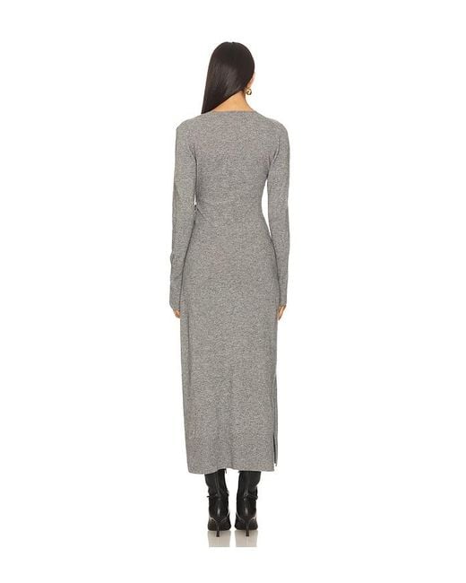 Veronica Beard Gray Salomez Knit Dress