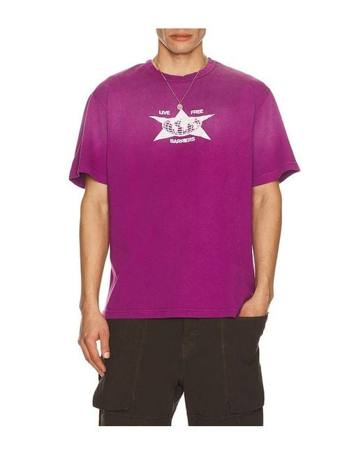 Barriers Worldwide Pink 3-Pack Logo T-Shirts for men