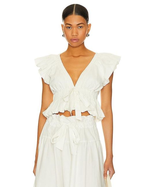 Free People White OBERTEIL BRING THE BUBBLE