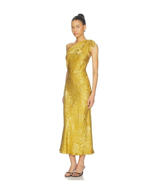 Veronica Beard Yellow Grycen Dress