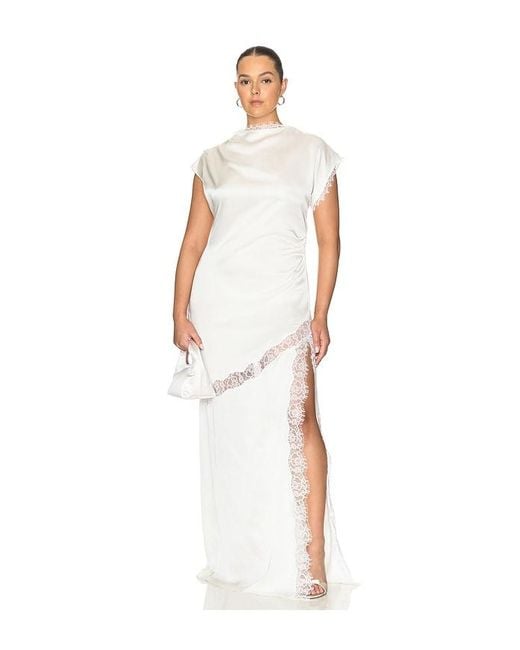 L'academie White Rietta Gown